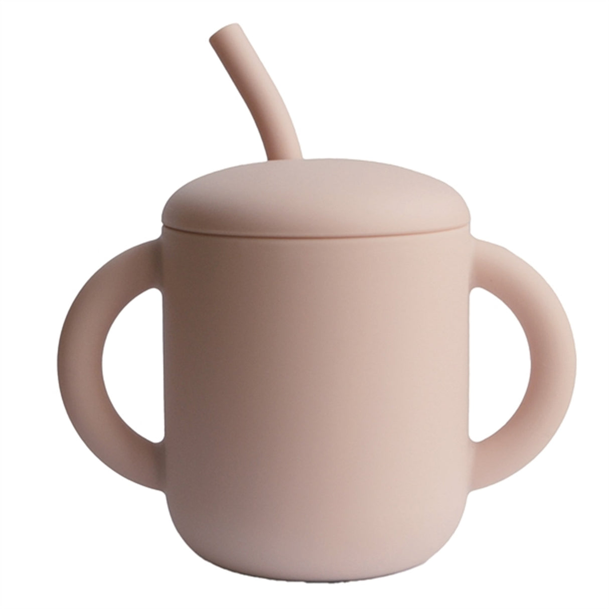 Mushie Silikone Drickskopp Blush