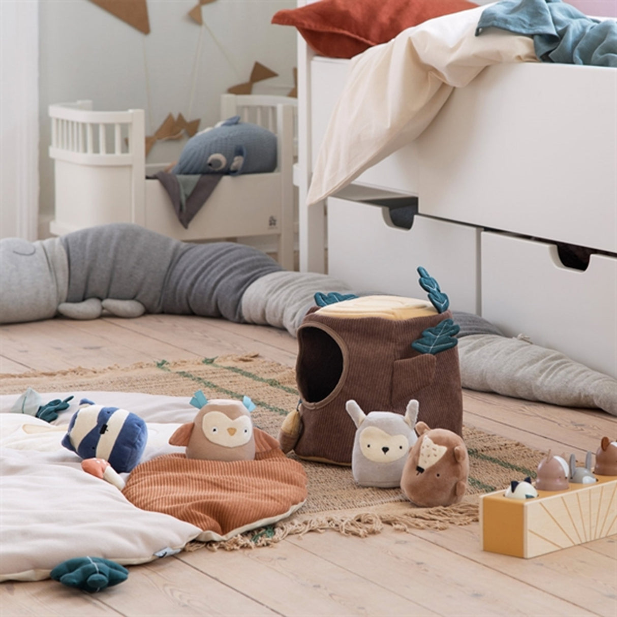 Sebra Aktivitetsleksaker Kurragömma Stubbe Brown