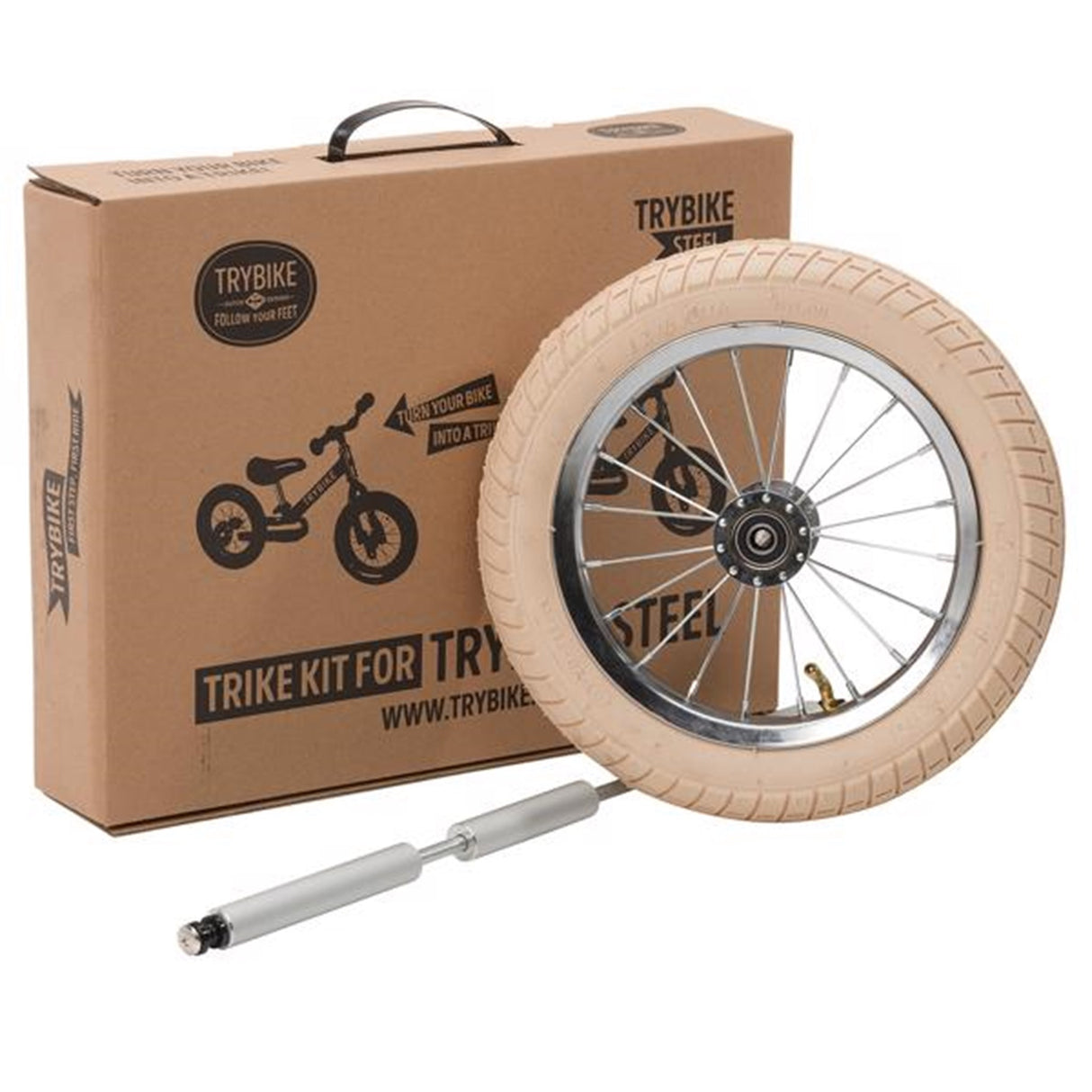 Trybike Springcykel 3 Hjul Vintage Rose