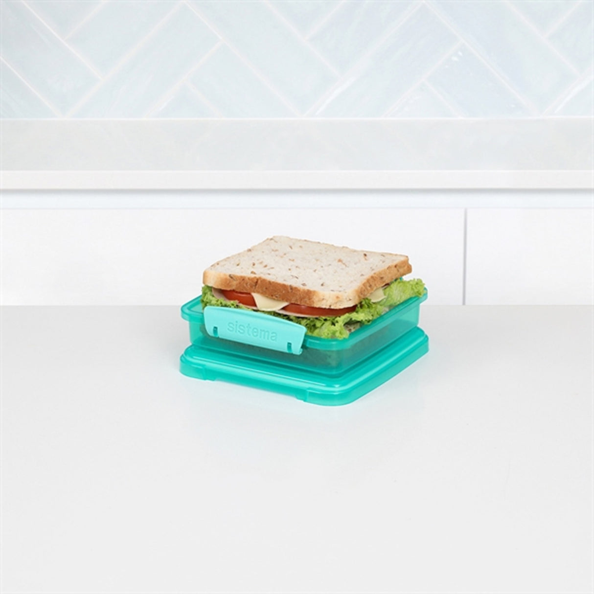 Sistema Sandwich Box Lunchlåda 450 ml Teal