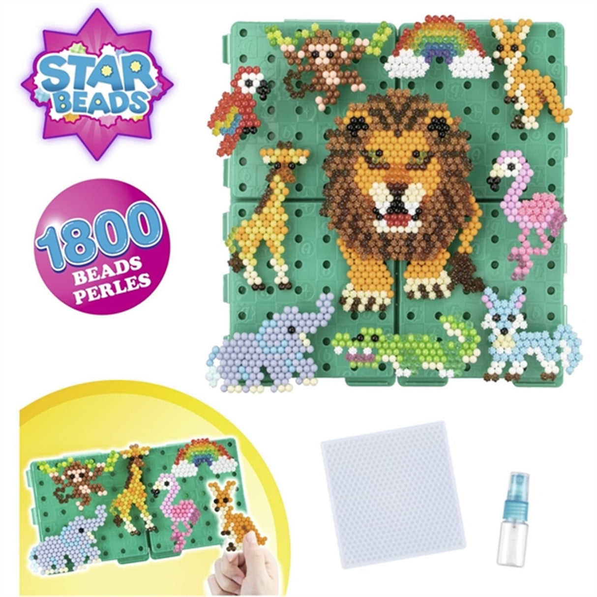 Aquabeads Wild Safari Scene Bead Set