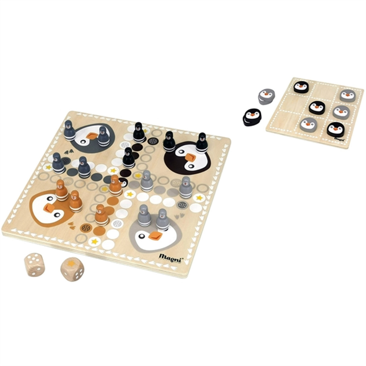 Magni Ludo & kryds & bolle spil