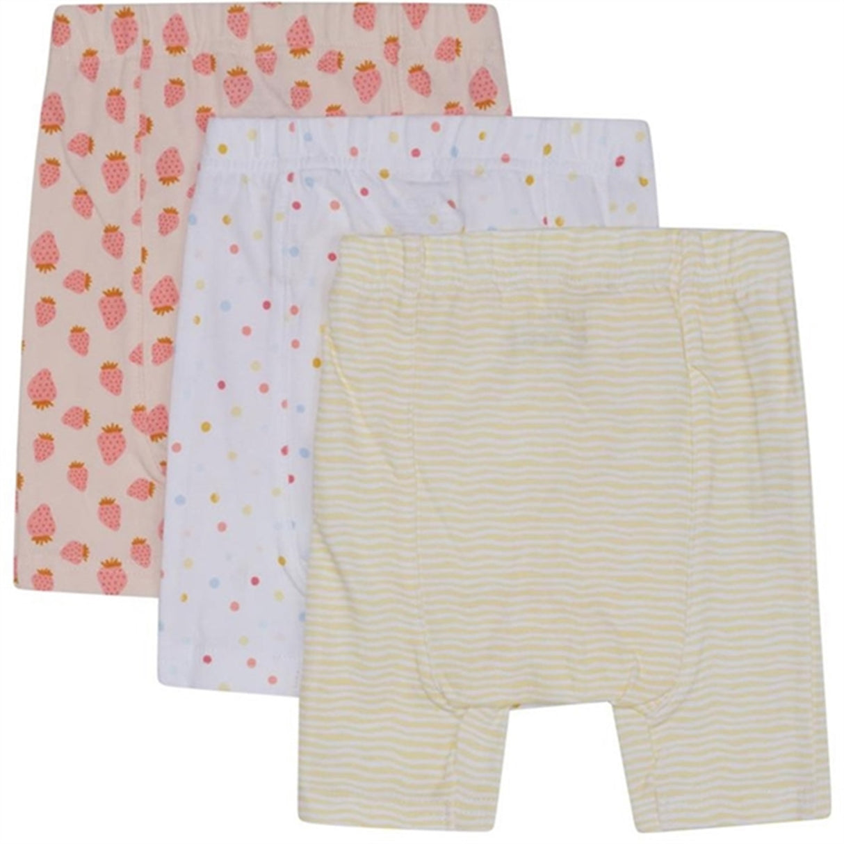 Hust & Claire Baby Labika Shorts 3-pak Skin Chalk