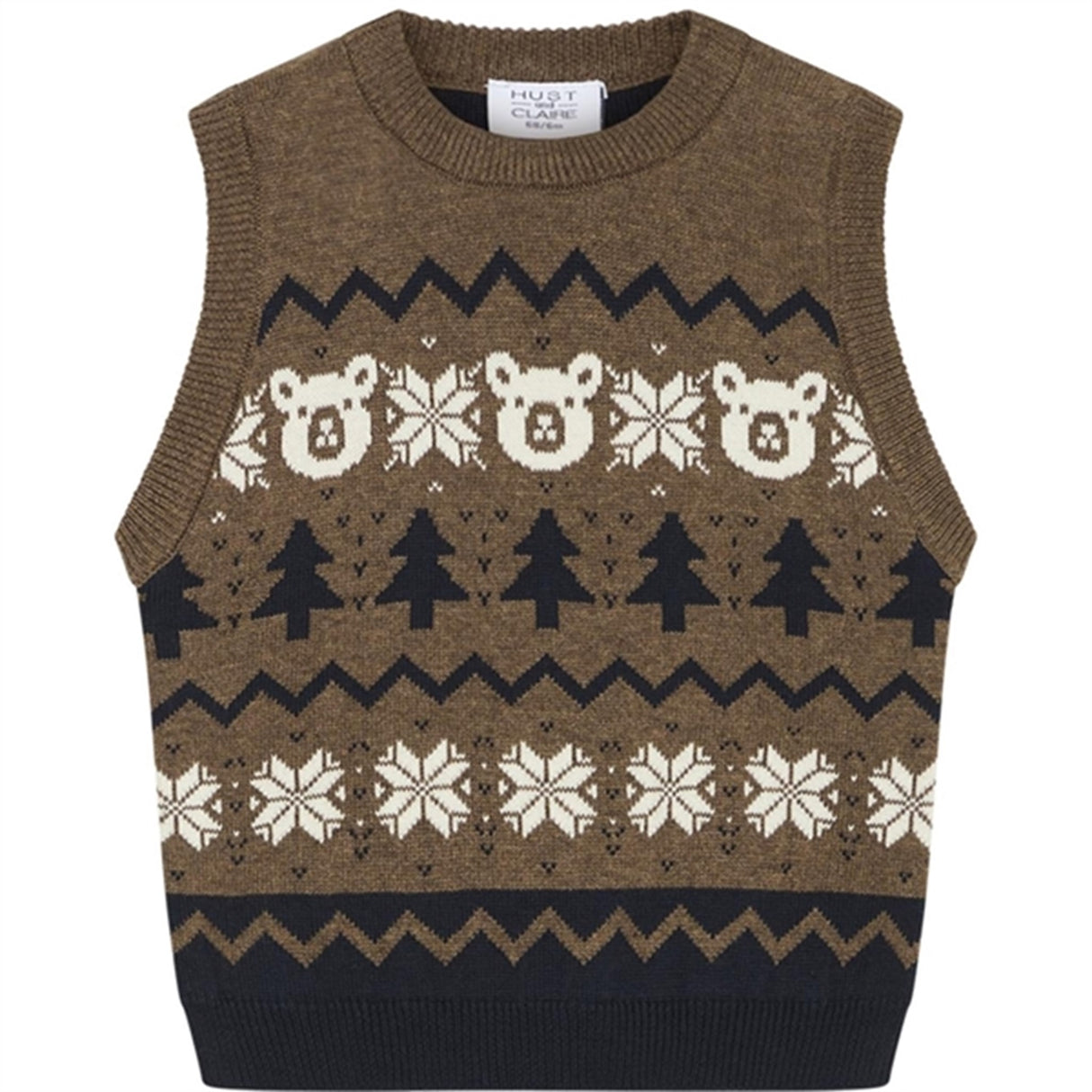 Hust & Claire Bebis Cub Brown Perrie Väst