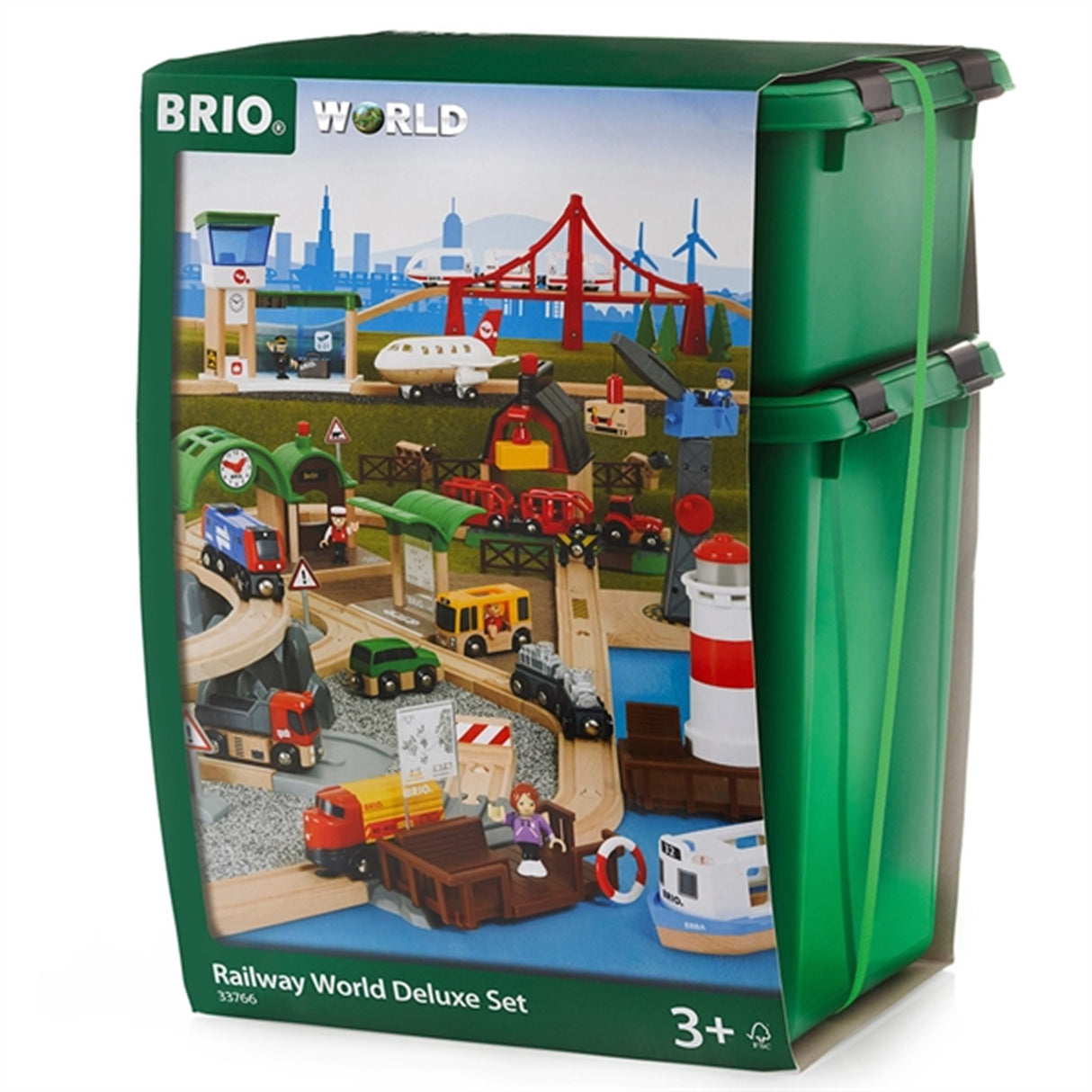 BRIO® Luksus Togbane Set