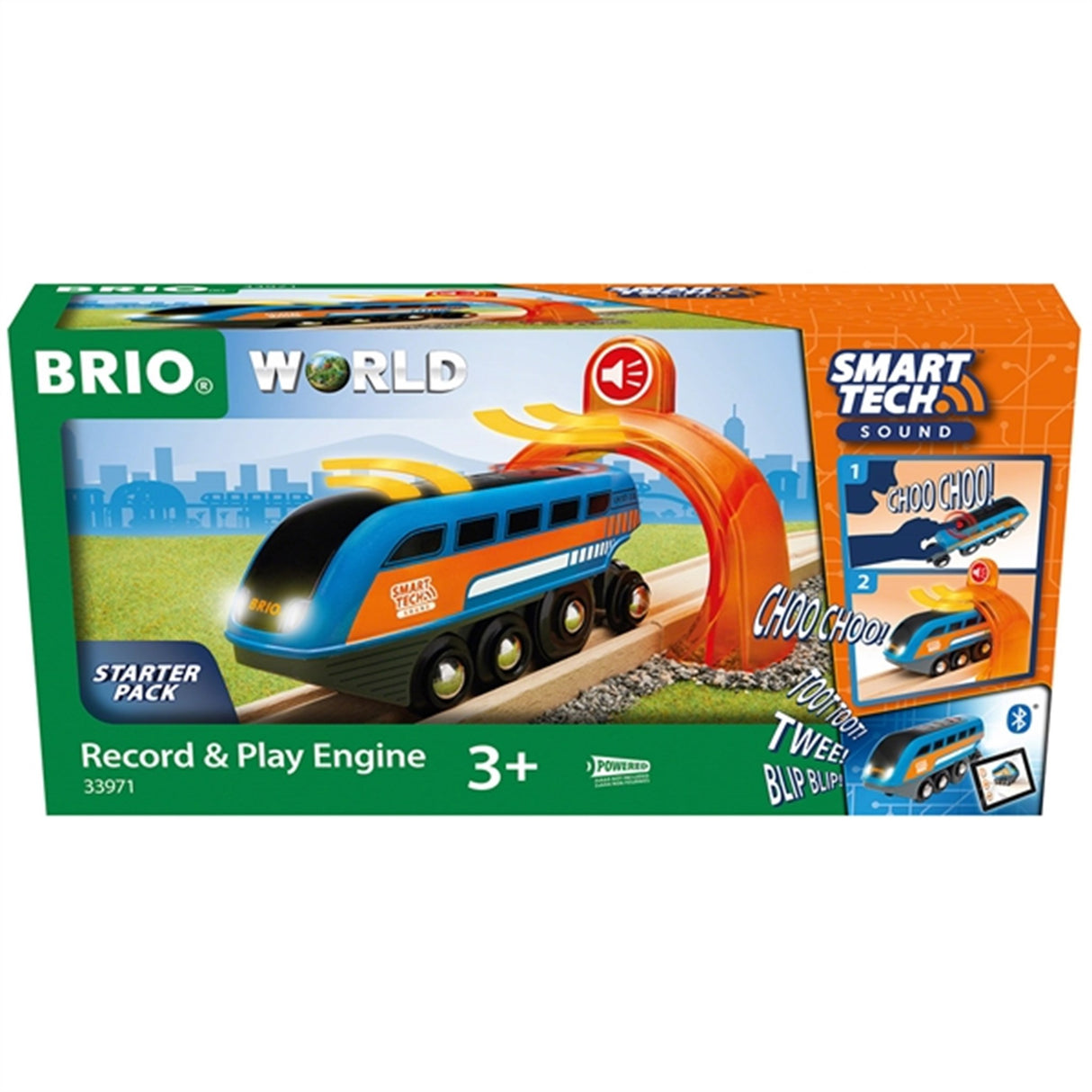 BRIO® Smart Tech Sound Lokomotiv m. Lydoptager