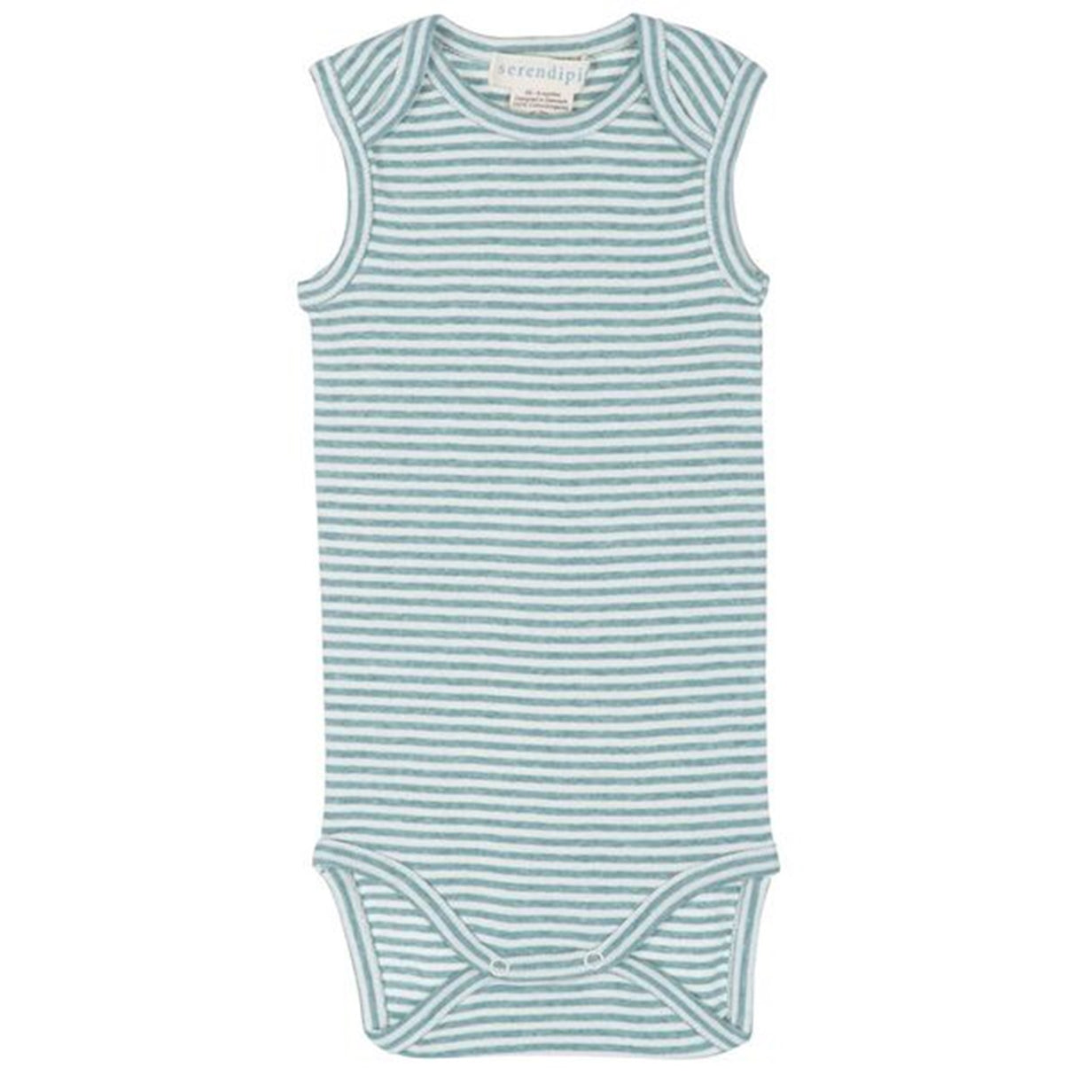 Serendipity Lake/Offwhite Baby Rib Rib Stripe
