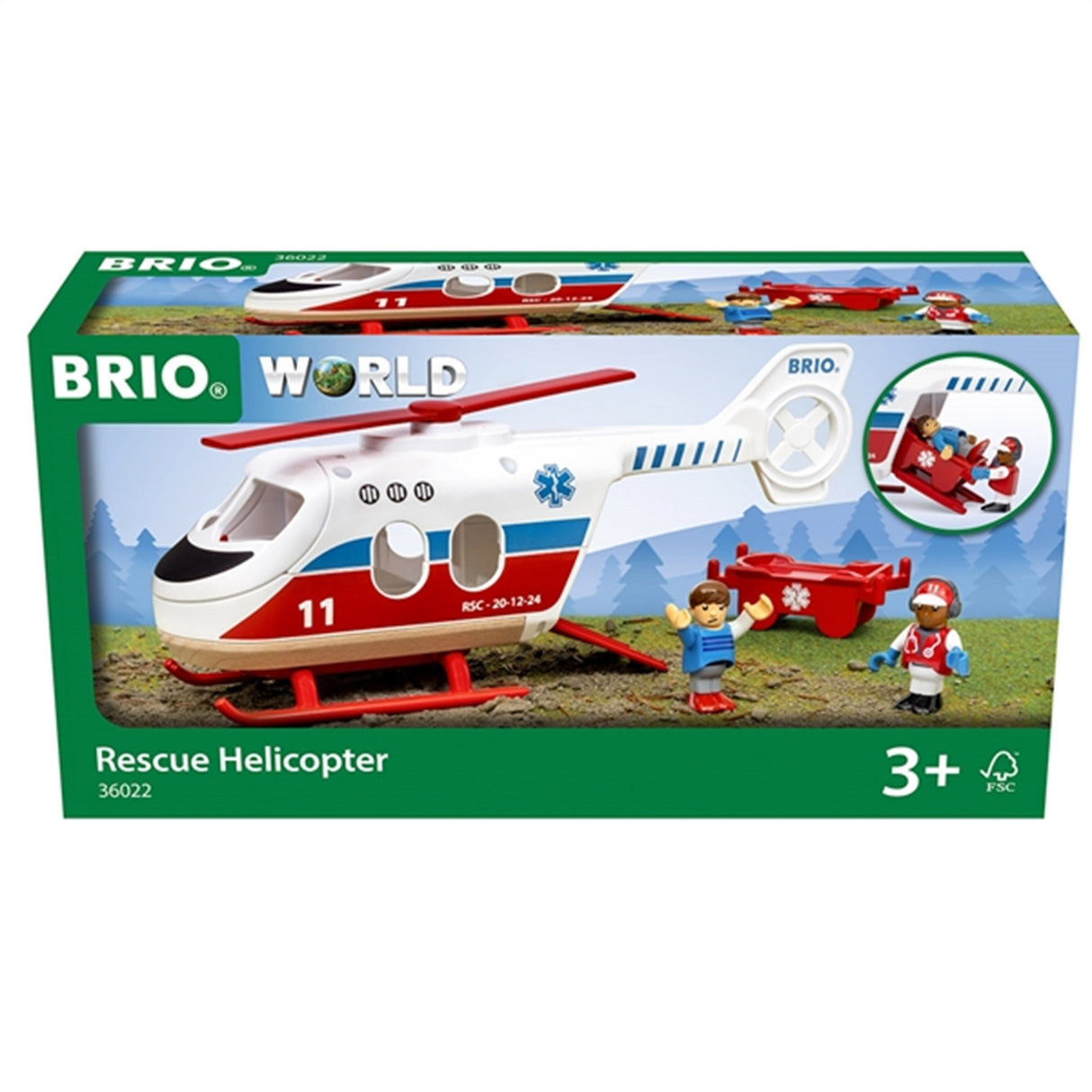 BRIO® Redningshelikopter