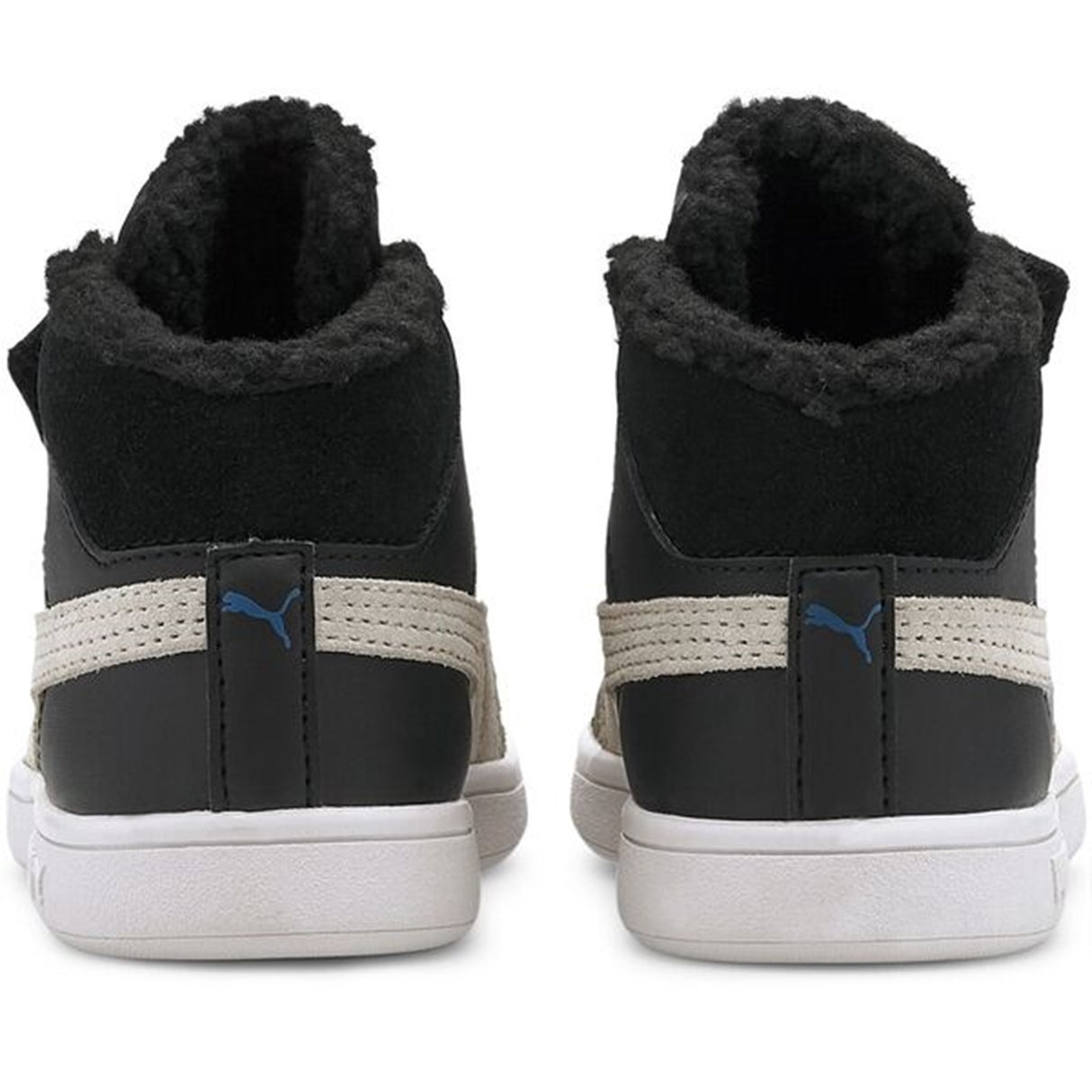 Puma Sneakers Smash v2 Mid Fur Svart / Vit
