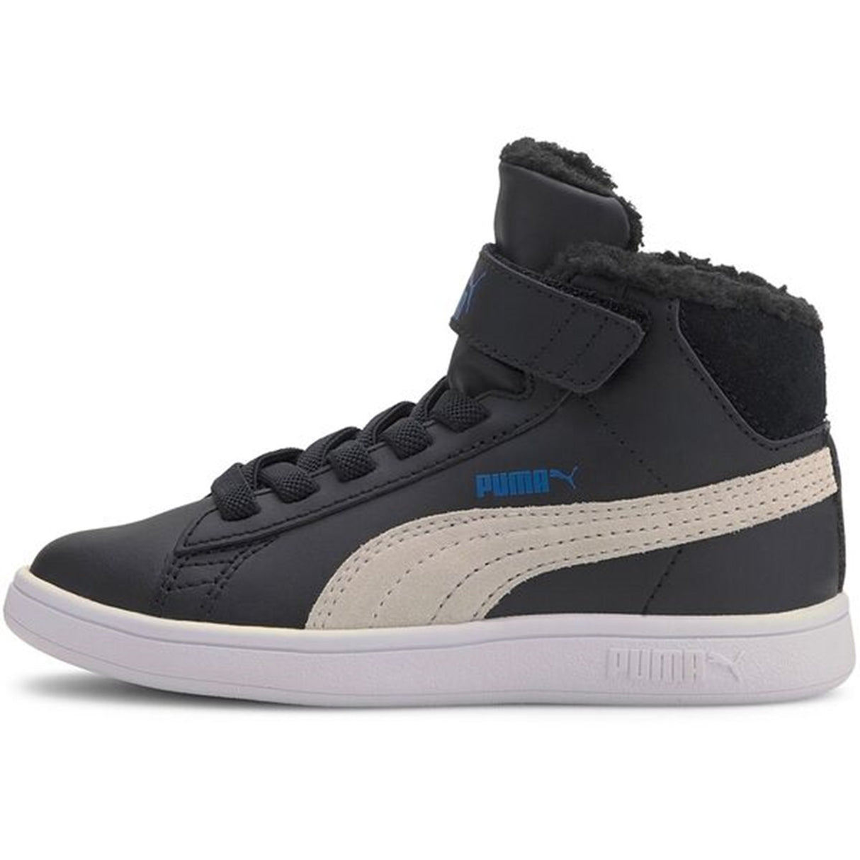 Puma Sneakers Smash v2 Mid Fur Svart / Vit