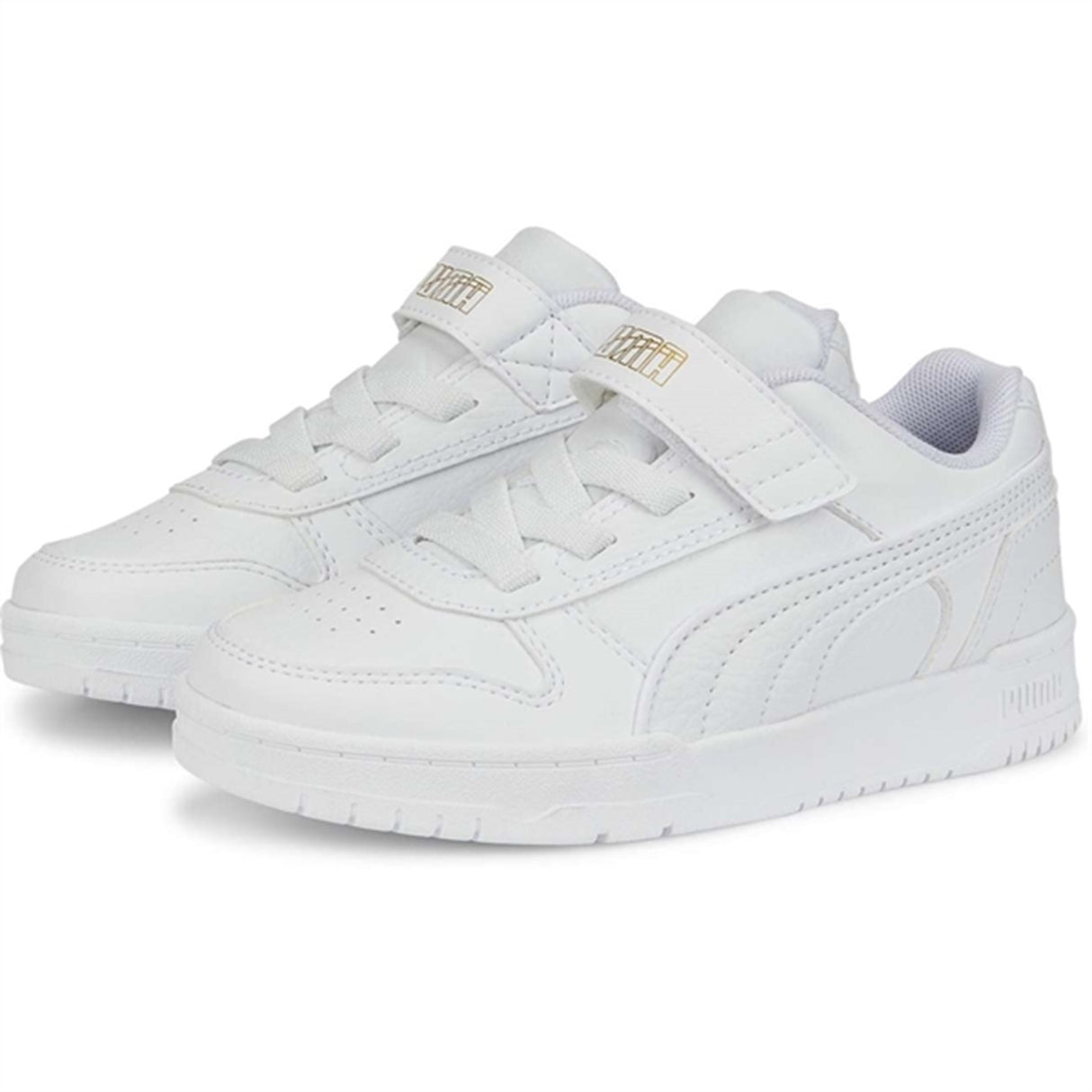 Puma RBD Game Low AC+PS White- White- Team Gold Sneakers 3