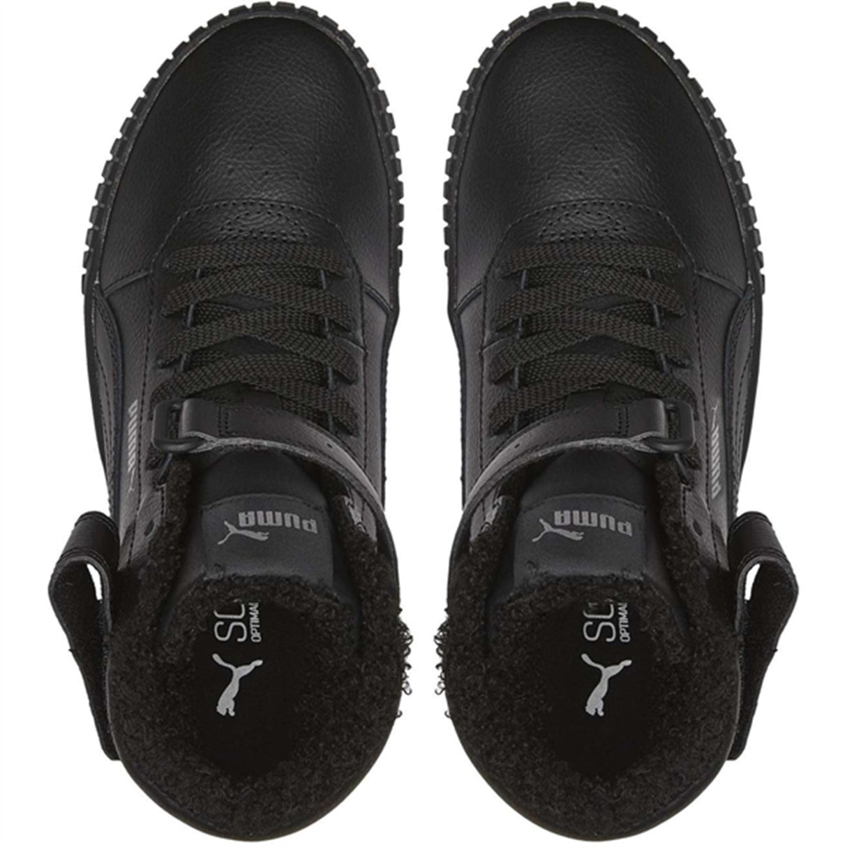 Puma Carina 2.0 Mid WTR Jr Black-Black-Dark Shadow Sneakers 4