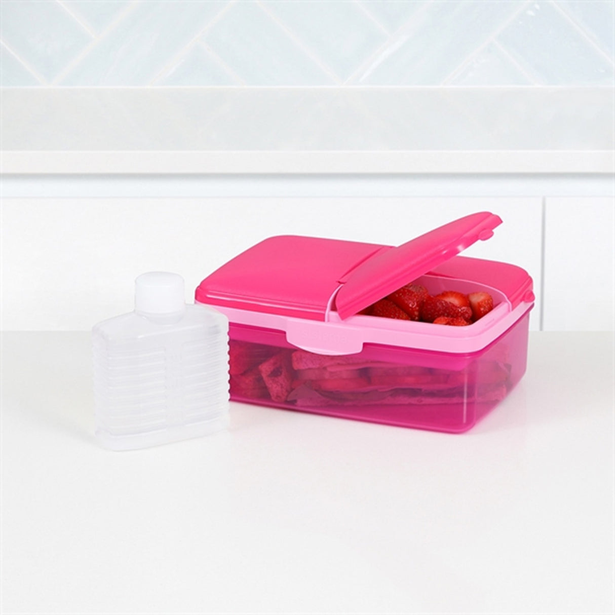 Sistema Slimline Quaddie Lunchlåda 1,5 L Pink