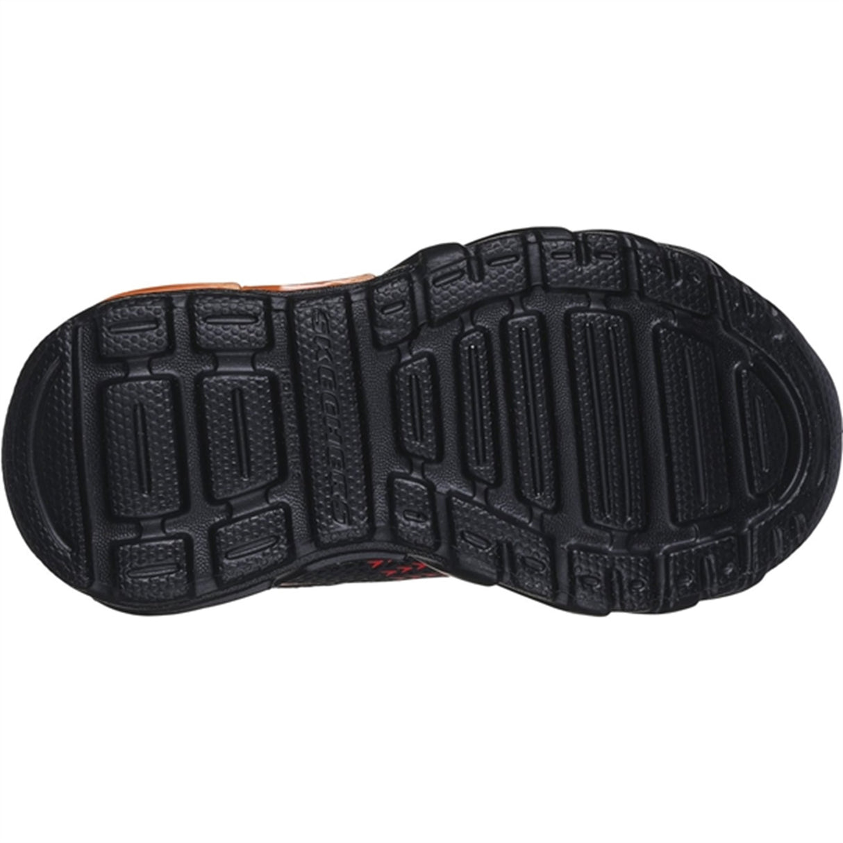 Skechers Boys Flex Glow Bolt Sneakers Black Red