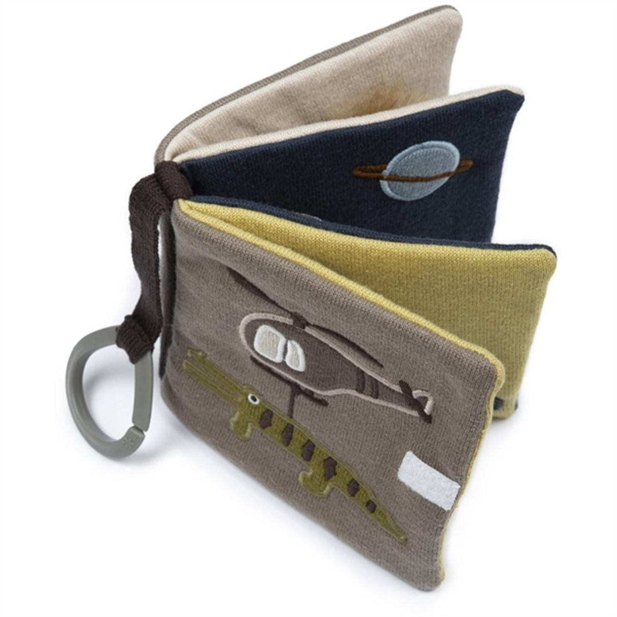 Smallstuff Stickad Bok Engine and Animals Multi