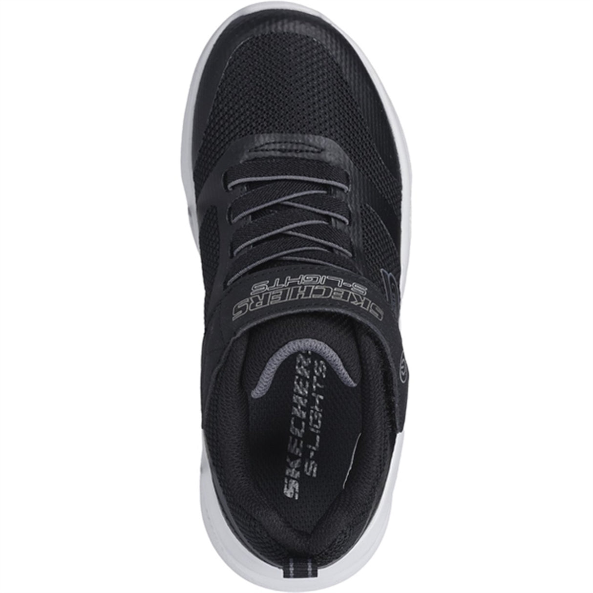 Skechers Boys Skechers Meteor-Lights Sneakers Black Grey