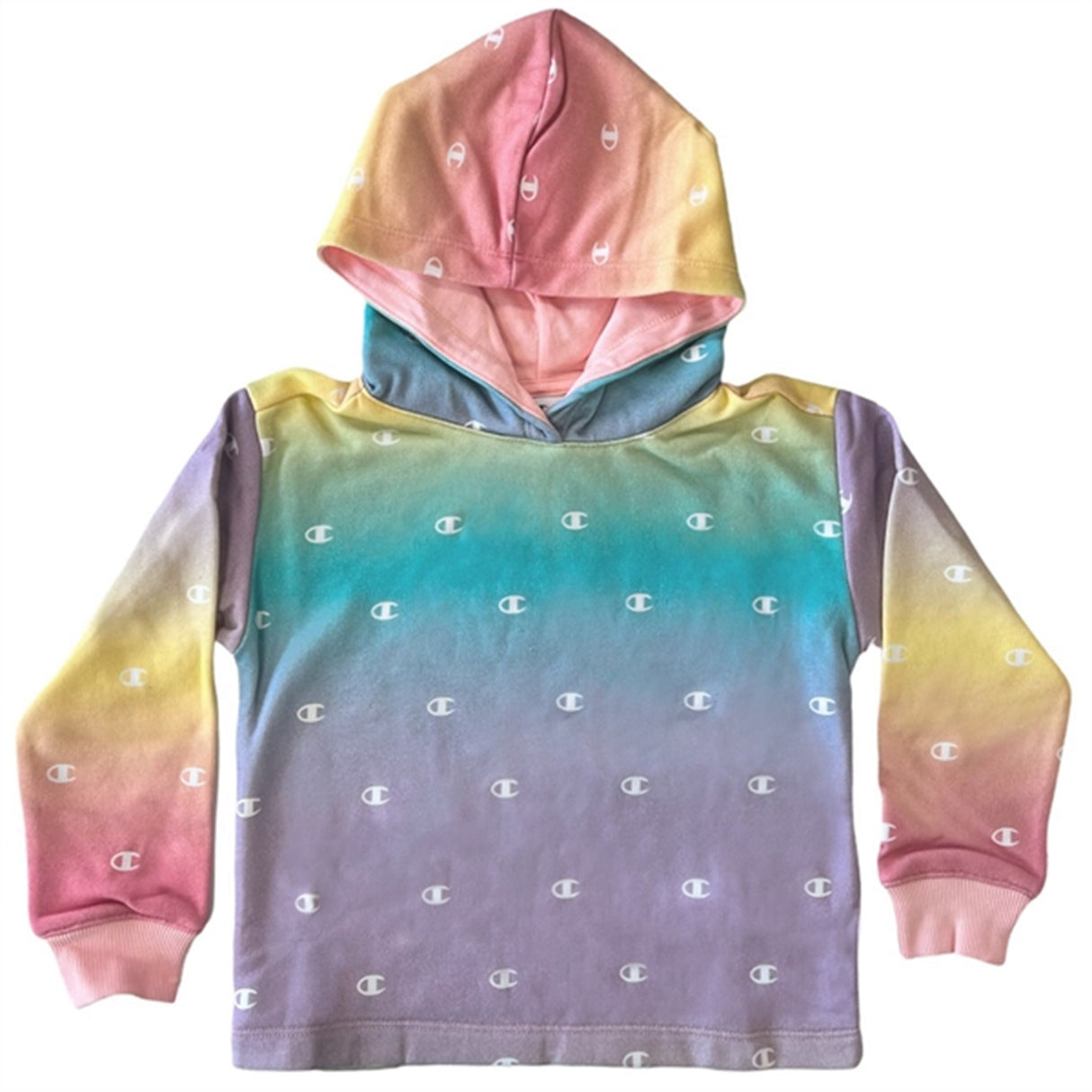 Champion White/Allover Hooded Tröja