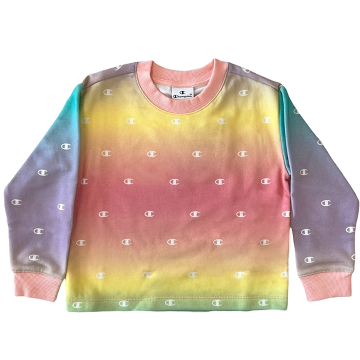 Champion White/Allover Cropped Tröja