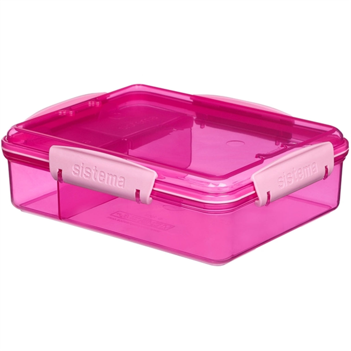 Sistema Snack Attack Duo Lunchlåda 975 ml Pink