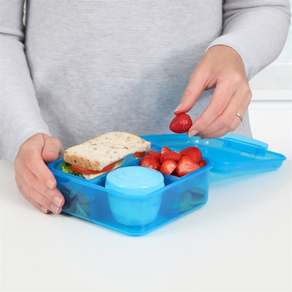 Sistema Bento Cube Lunchlåda 1,25 L Blå