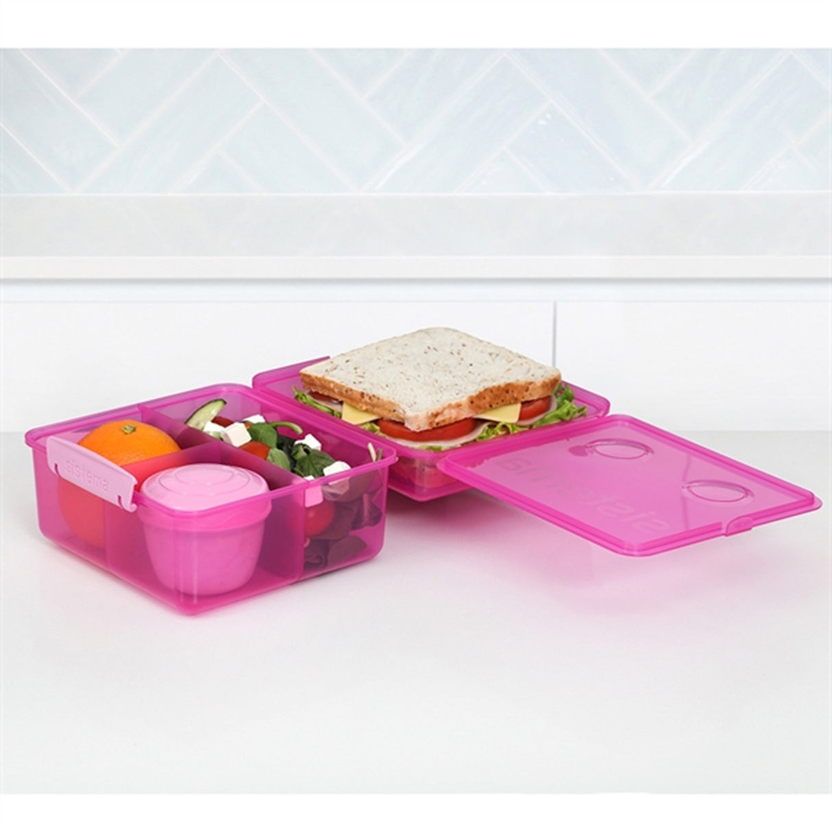Sistema Lunch Cube Max Lunchlåda 2,0 L Pink