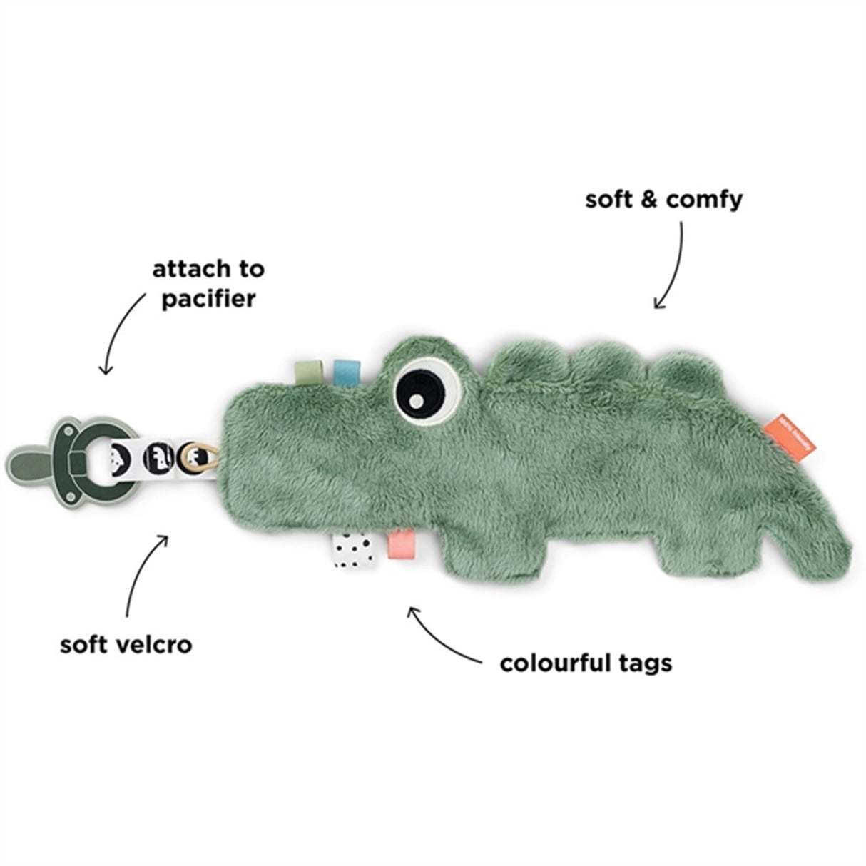 Done by Deer Snuttefilt Croco Grøn