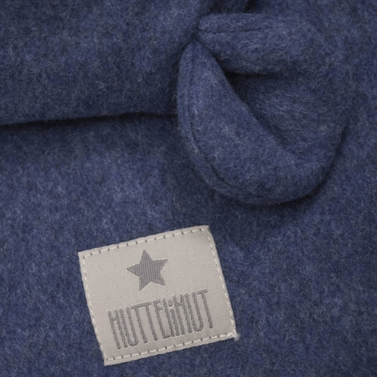 Huttelihut X Luksusbaby Bomull Fleece Elefanthatt Navy