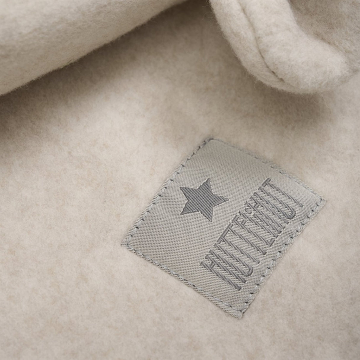 Huttelihut Elefanthatt Öron Bomull Fleece Camel Melange