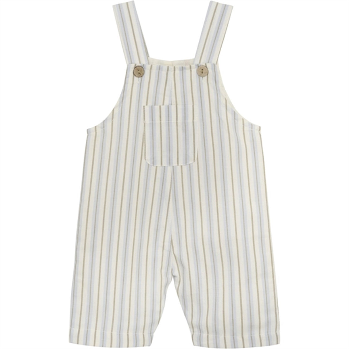 Huttelihut Woven Stripe Silver Sage Onesies m. Foder
