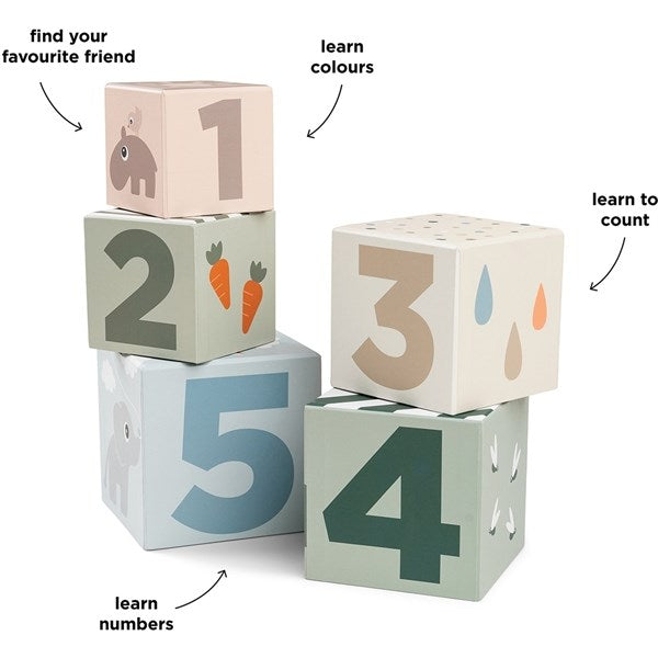 Done by Deer Staplingsblock 5 Stk. Deer Friends Farvemix