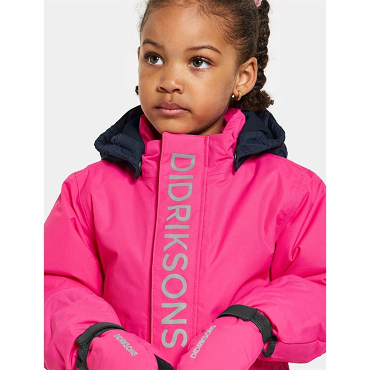 Didriksons True Pink Rio Kids Cover 2 Vinteroverall