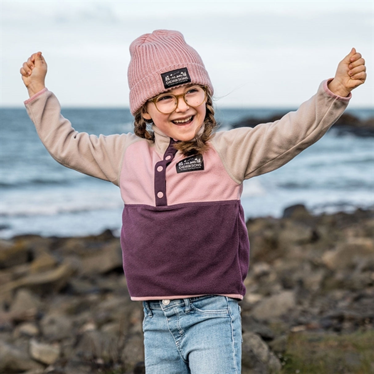 Didriksons Plumb Monte Kids Fleece Jacka