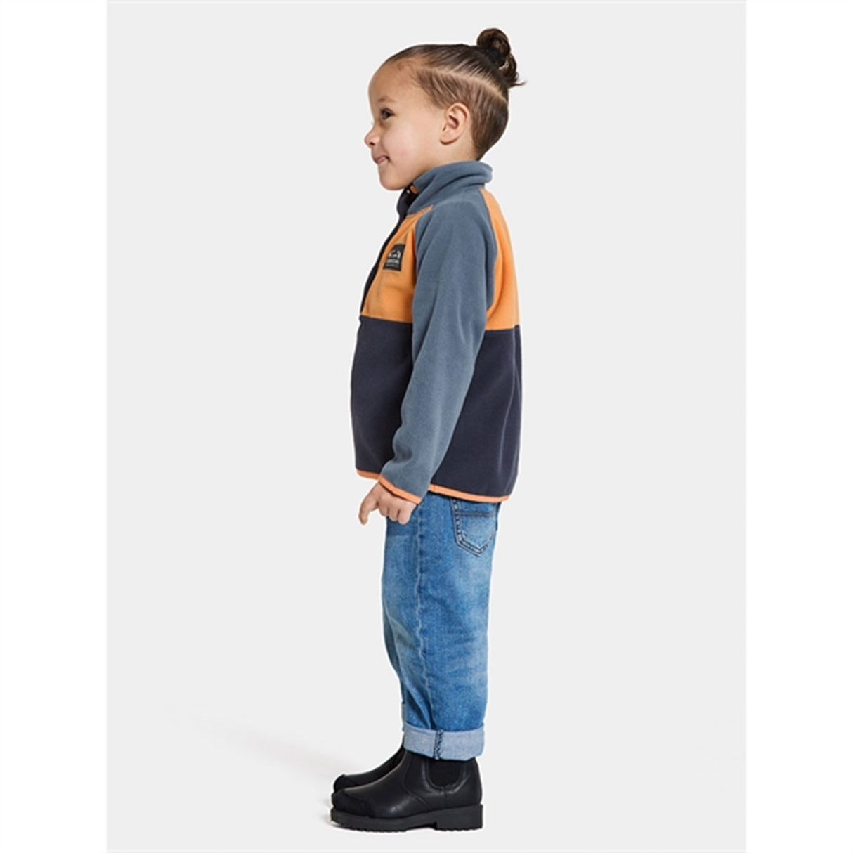 Didriksons Cantaloupe Monte Kids Fleece Jacka