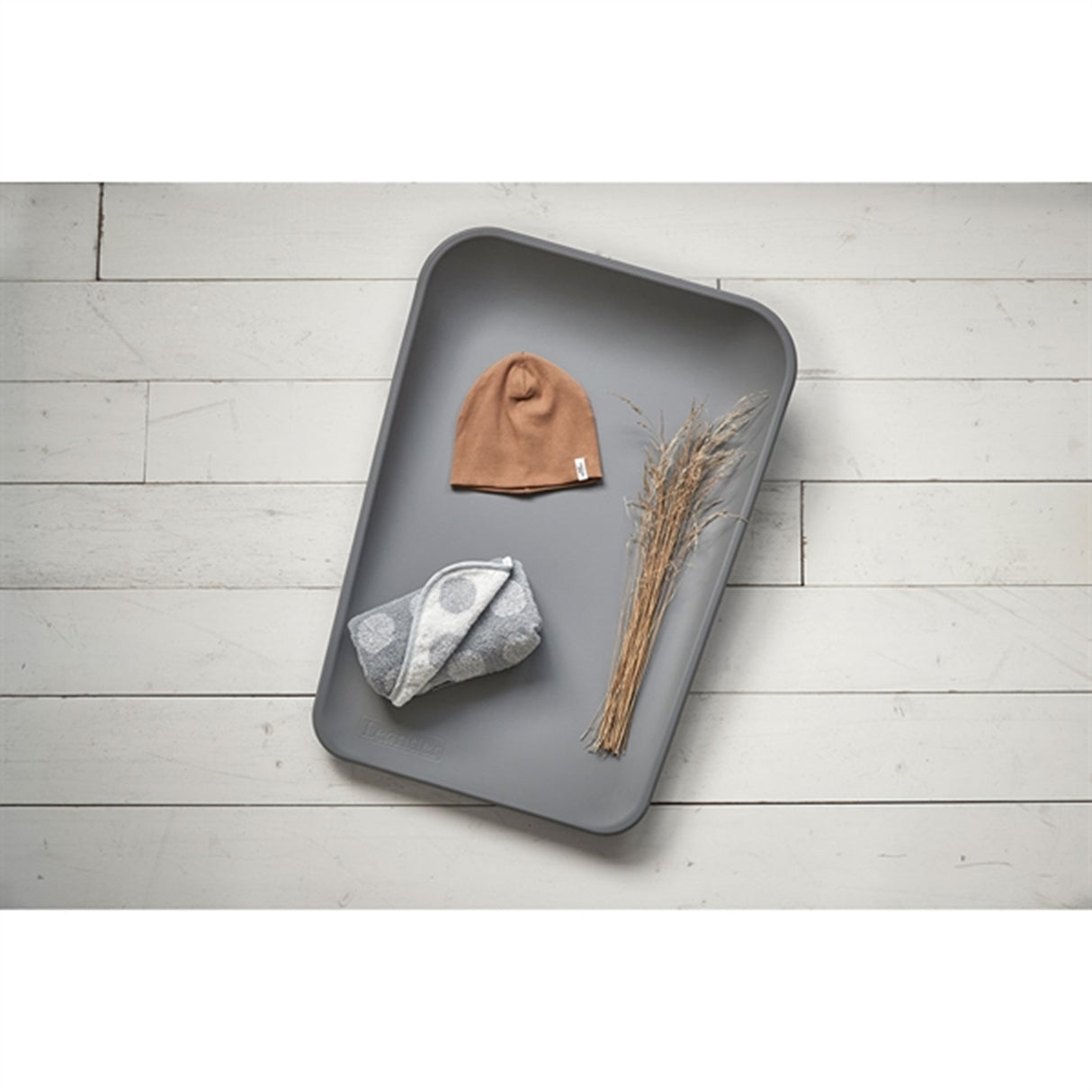 Leander Matty Skötbädd Dusty Grey