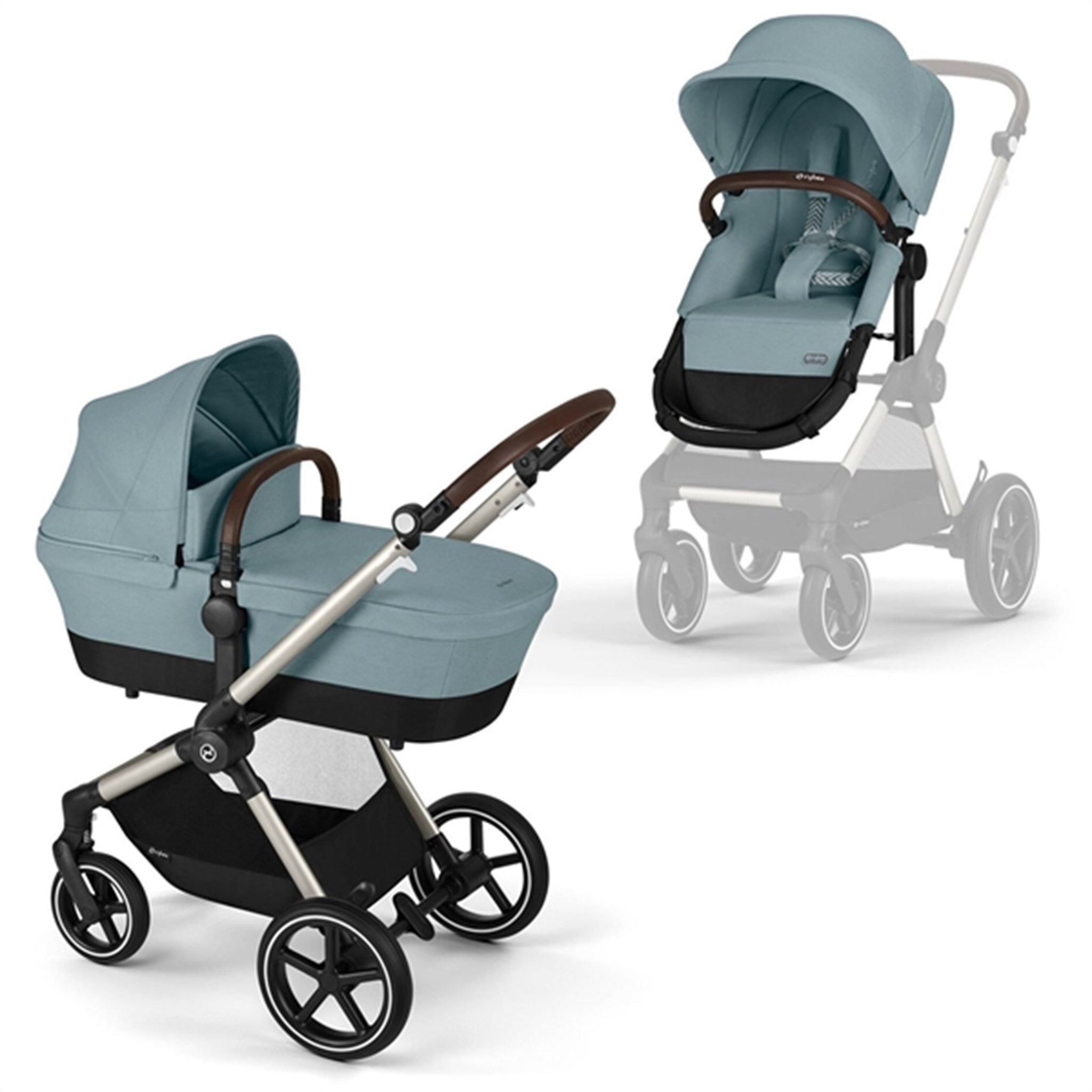 Cybex Eos Lux Sky Blue 2-i-1 Sittvagn