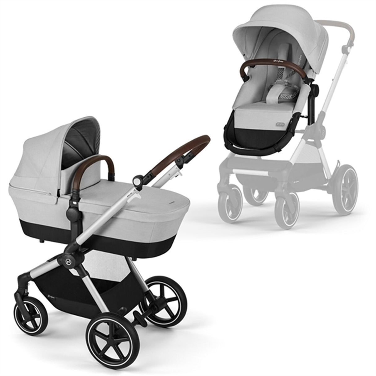 Cybex Eos Lux Lava Grey 2-i-1 Sittvagn