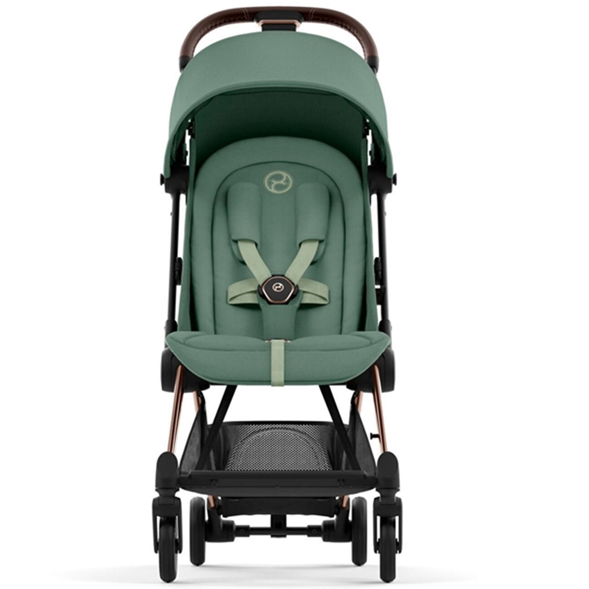 Cybex Coya Sittvagn Rosegold Leaf Green 8