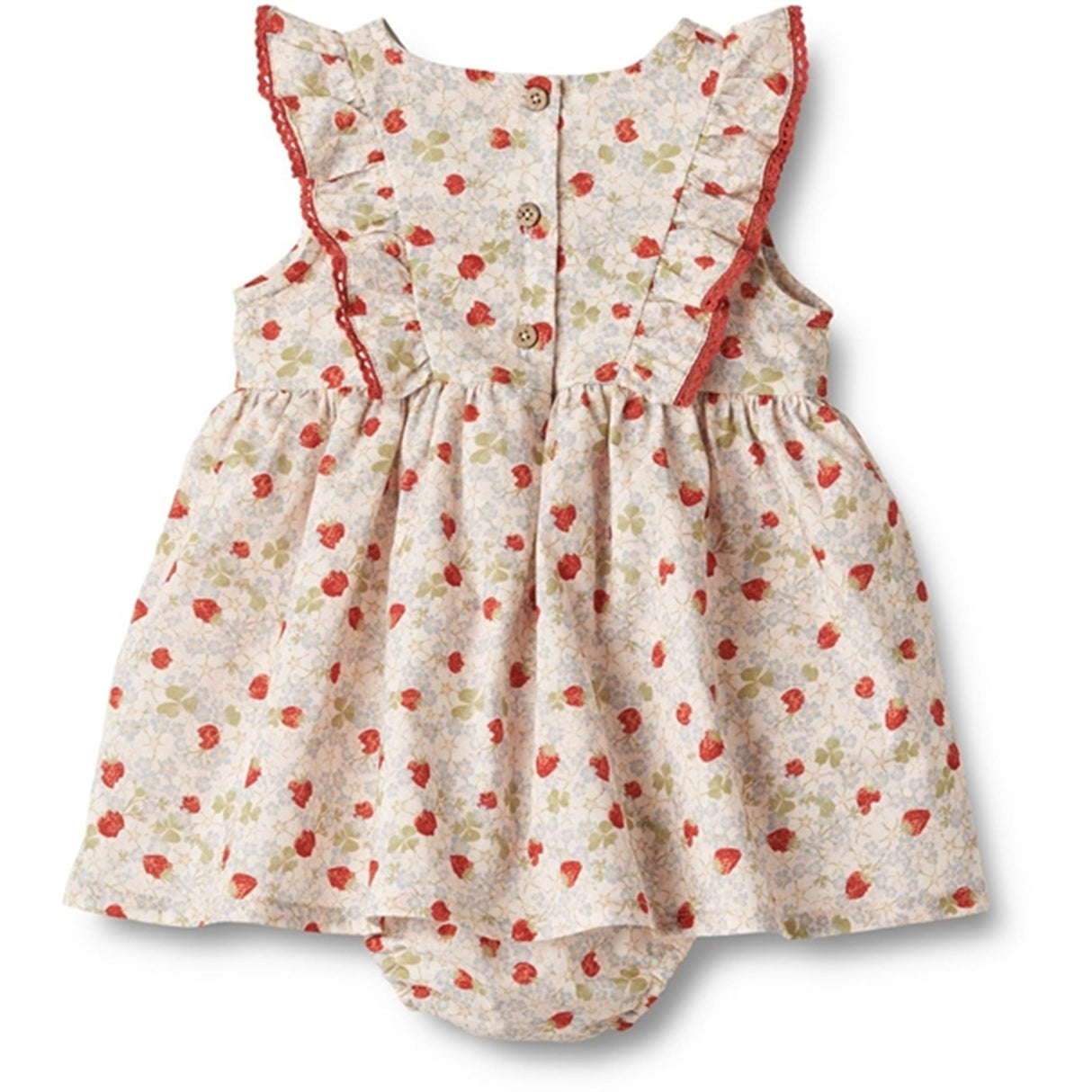 Wheat Rose Strawberries Body Klänning Suit Lace Sofia