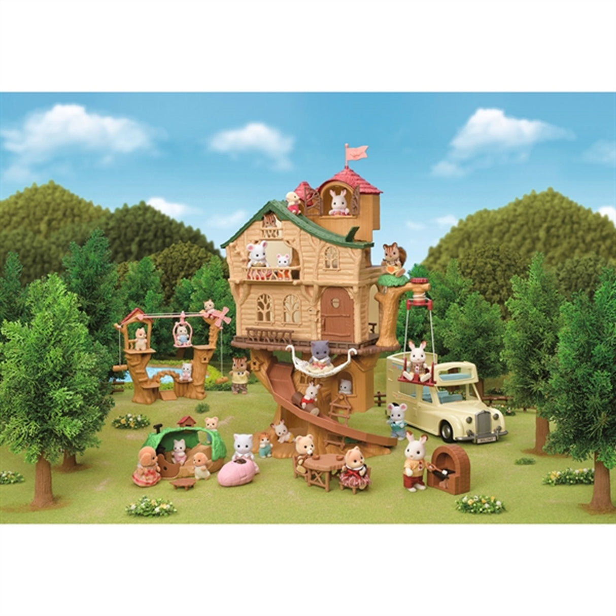Sylvanian Families® Trähus Fullt Av Upplevelser