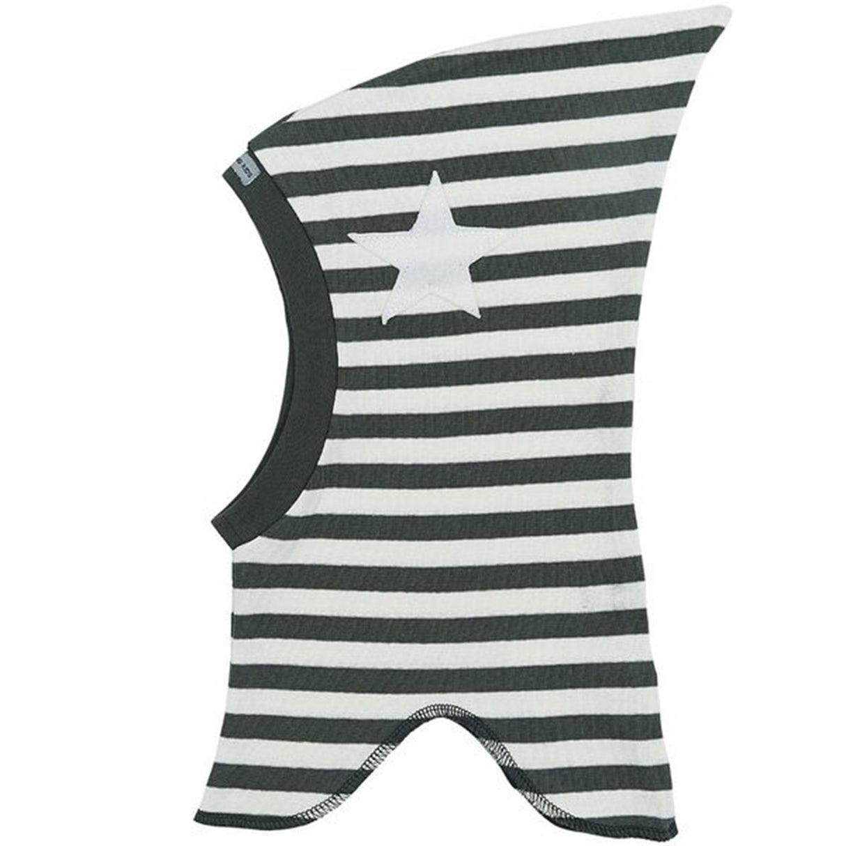 Racing Kids Balaklava Top Stjärna 1-lager Forest Green/Offwhite