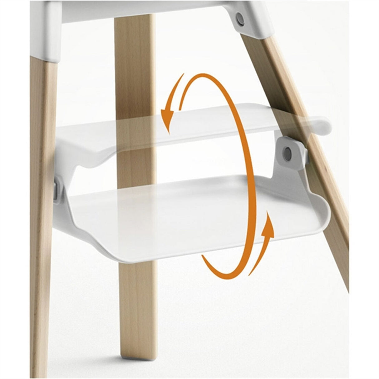 Stokke® Clikk™ Højstol White Inkl. Transport Taske 4