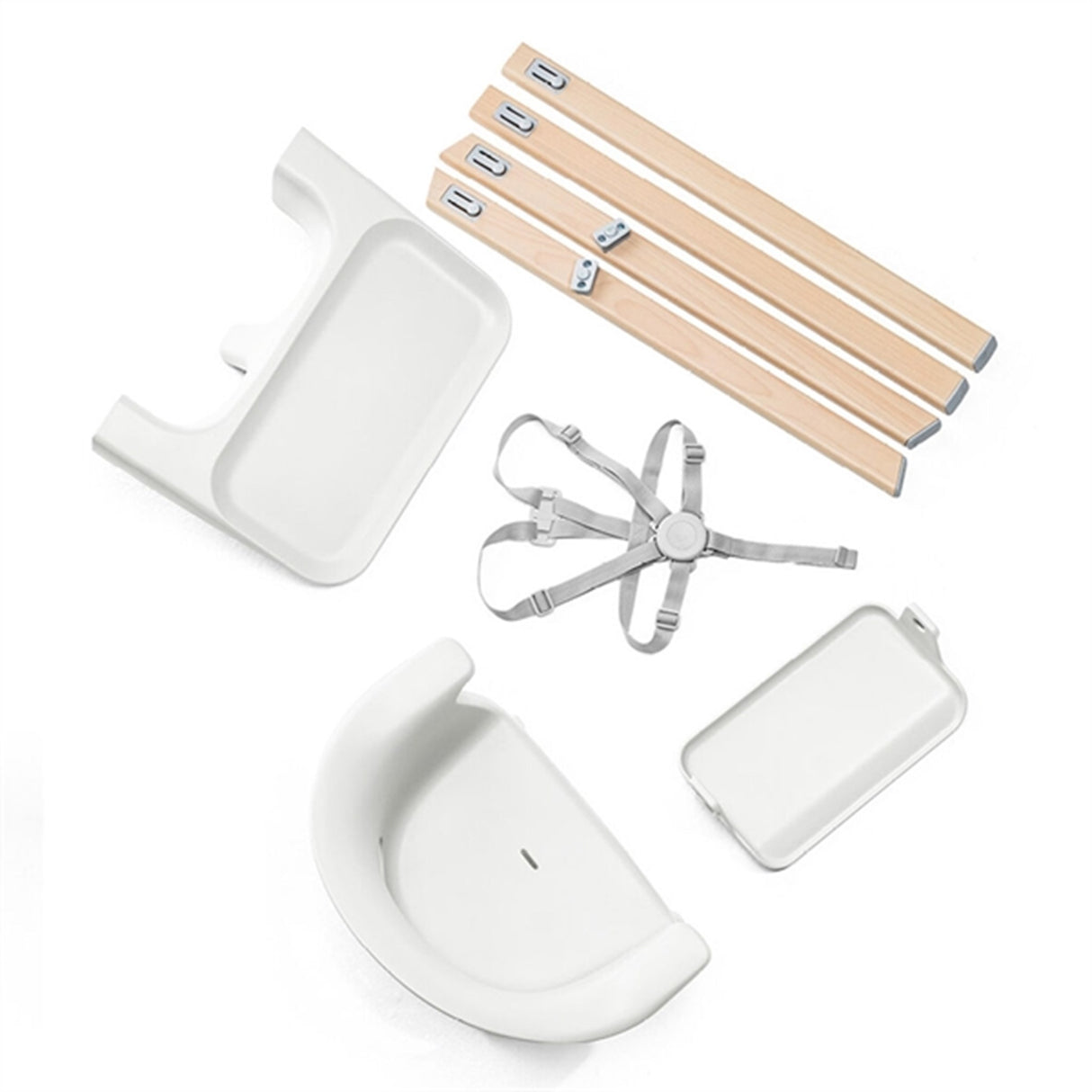 Stokke® Clikk™ Højstol White Inkl. Transport Taske 5