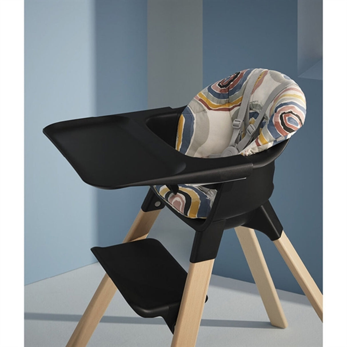 Stokke® Clikk™ Højstol Black Natural Inkl. Transport Taske 4