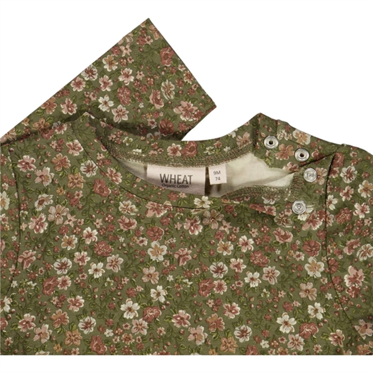 Wheat Dry Pine Flowers Jersey Bessie Klänning 3