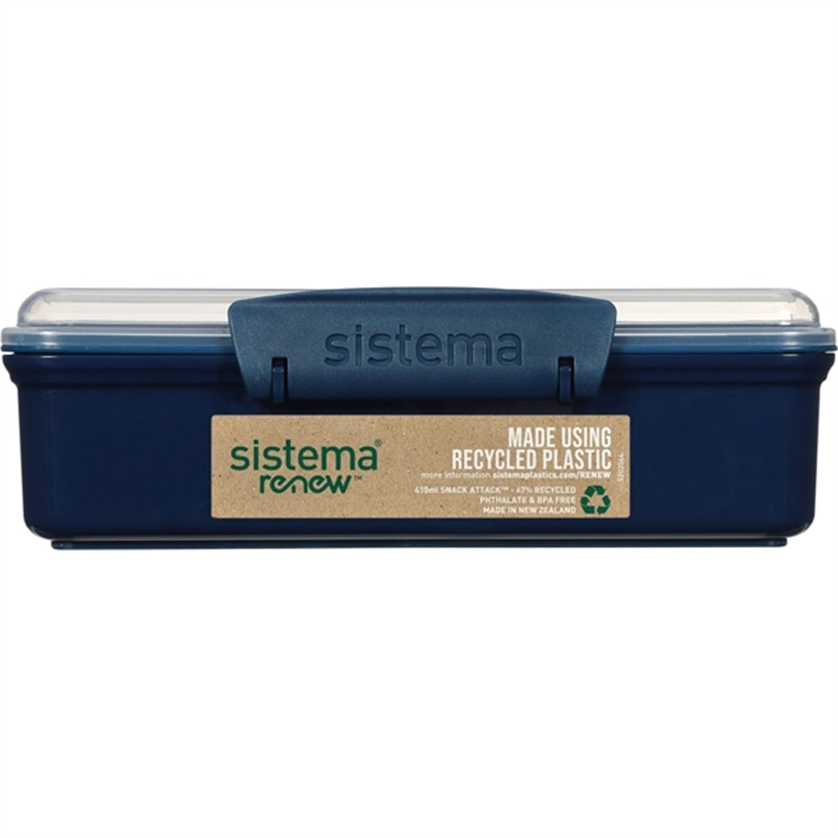 Sistema Renew Snack Attack Lunchlåda 410 ml Blå