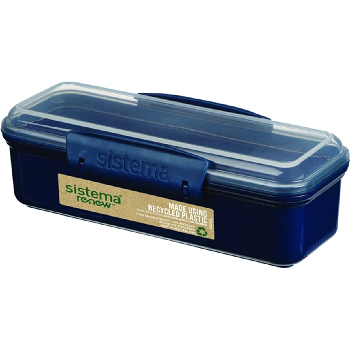 Sistema Renew Snack Attack Lunchlåda 410 ml Blå