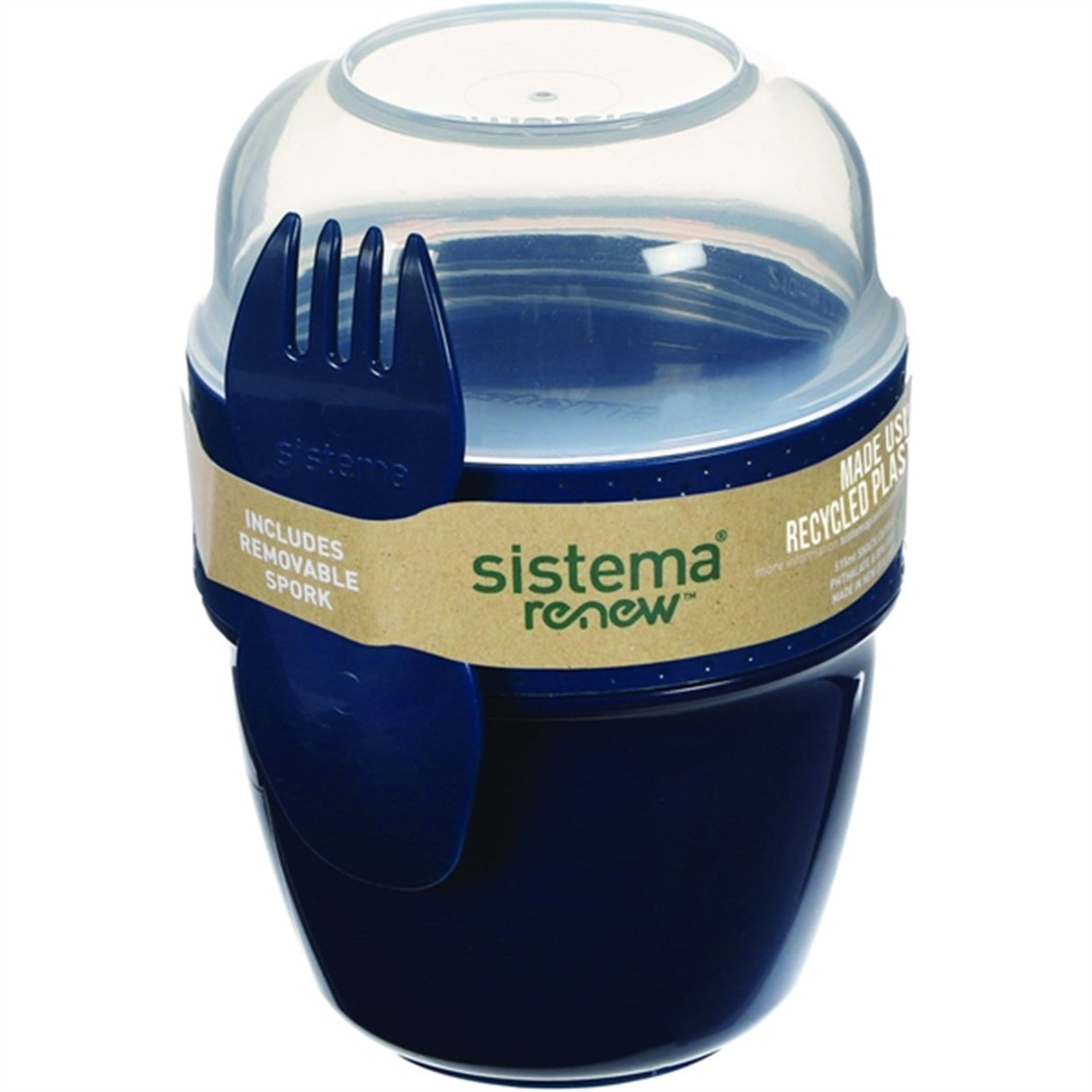 Sistema Renew To Go Snack Lunchlåda 515 ml Blå