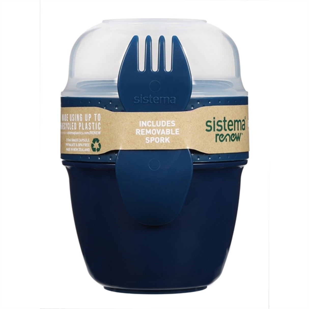 Sistema Renew To Go Snack Lunchlåda 515 ml Blå