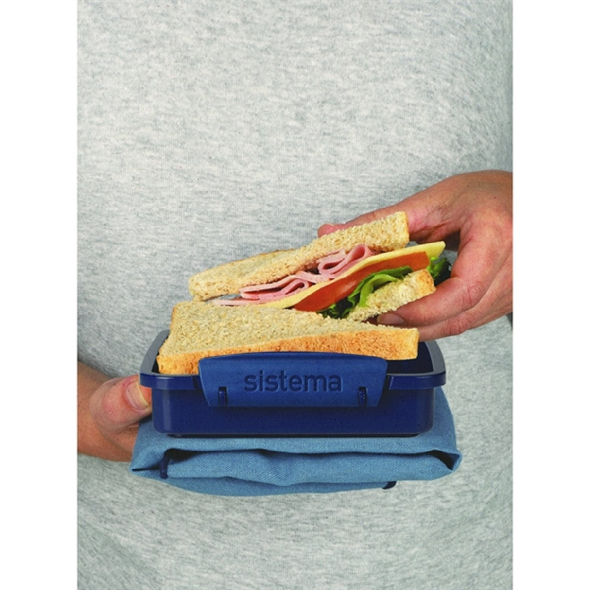 Sistema Renew To Go Sandwich Lunchlåda 450 ml Blå