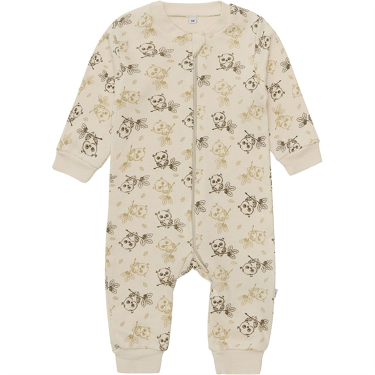 Pippi Nattdräkt med Dragkedja 2-pack Whitecap Gray